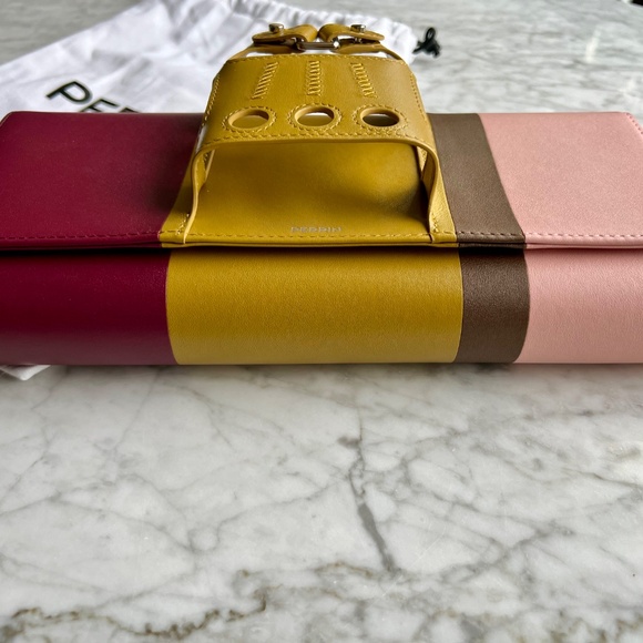 PERRIN PARIS Le Cabriolet Glove Clutch Purse - Muliti-coloured STATEMENT PIECE! - Picture 5 of 17
